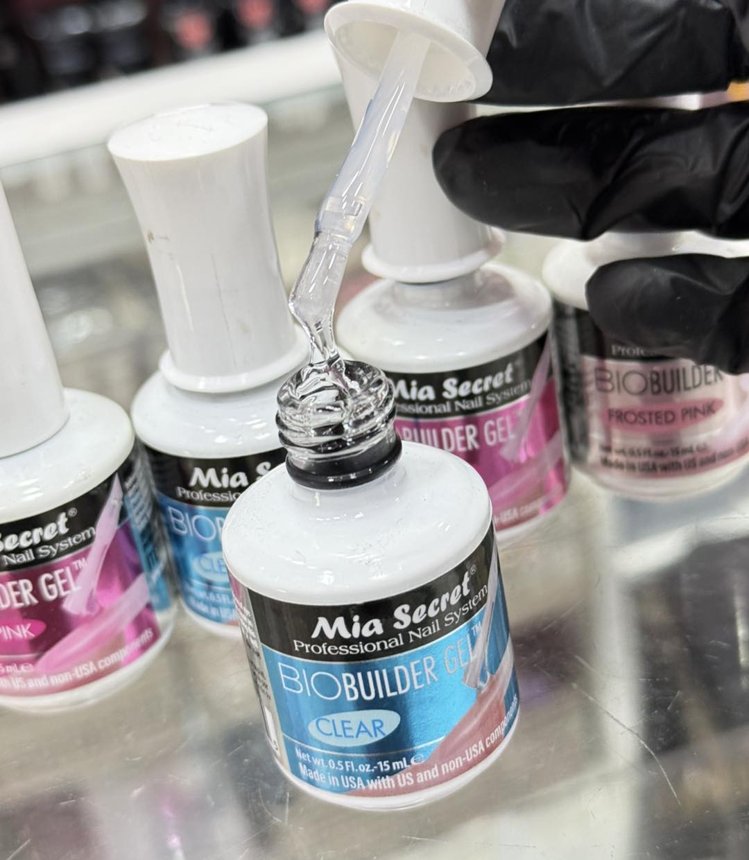 💅✨ Mia Secret BIO BUILDER GEL CLEAR 0.5 oz (BG-70) – Sistema Dipping Profesional Sin Monómero ✨💅