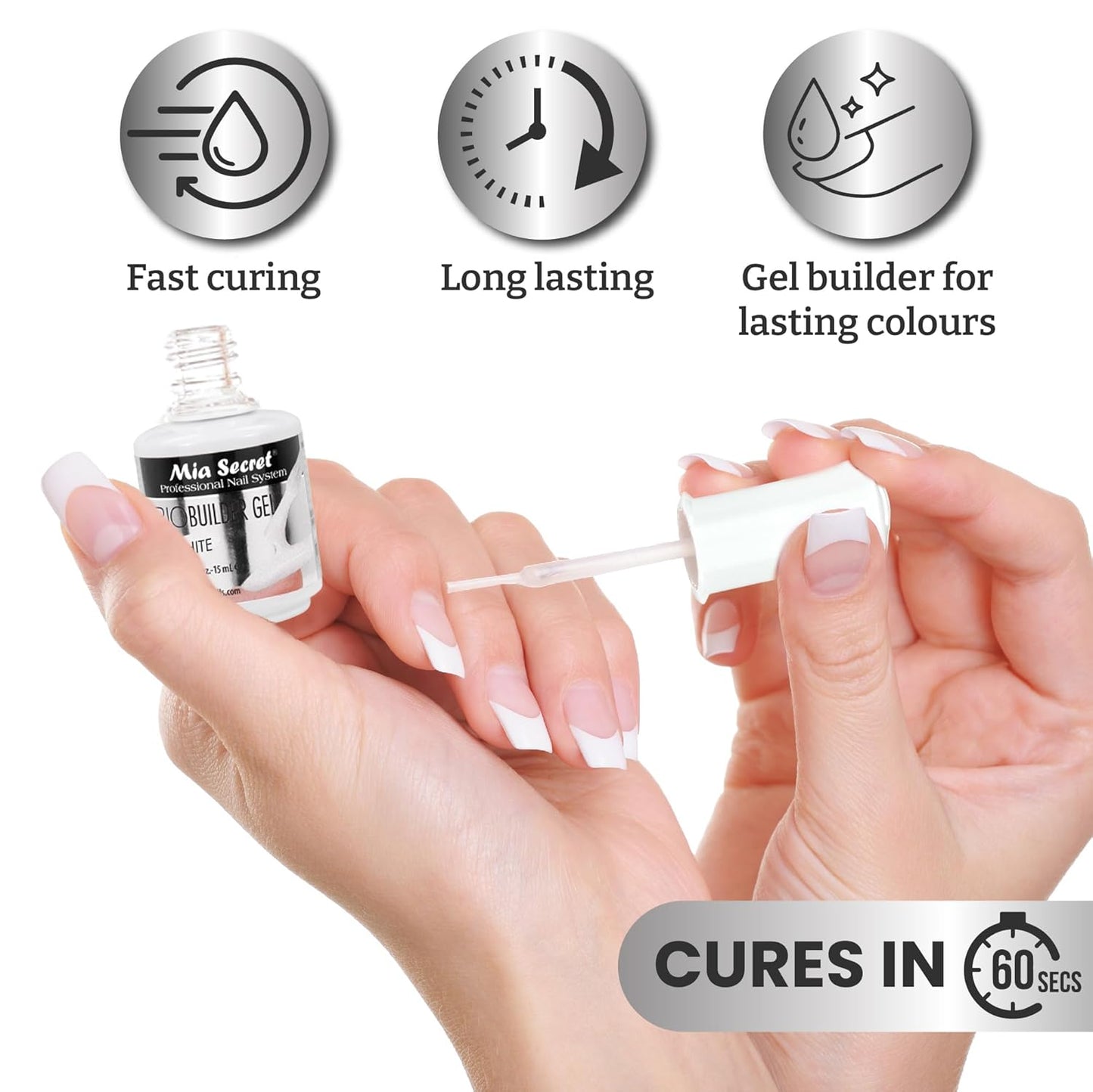 💅✨ Mia Secret® BIO BUILDER GEL WHITE 0.5 oz (15 ml) (BG-72) — Gel Constructor Profesional para Dipping y Extensiones ✨💅ipping y Extensiones Sin Monómero ✨💅 (Copy)