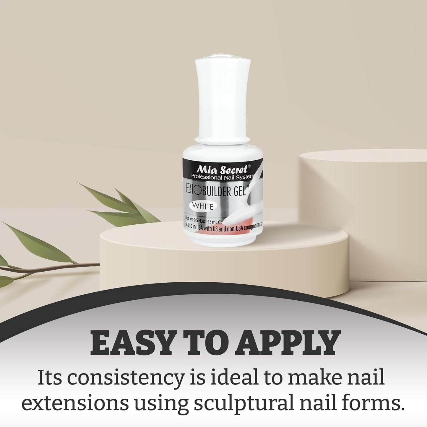 💅✨ Mia Secret® BIO BUILDER GEL WHITE 0.5 oz (15 ml) (BG-72) — Gel Constructor Profesional para Dipping y Extensiones ✨💅ipping y Extensiones Sin Monómero ✨💅 (Copy)