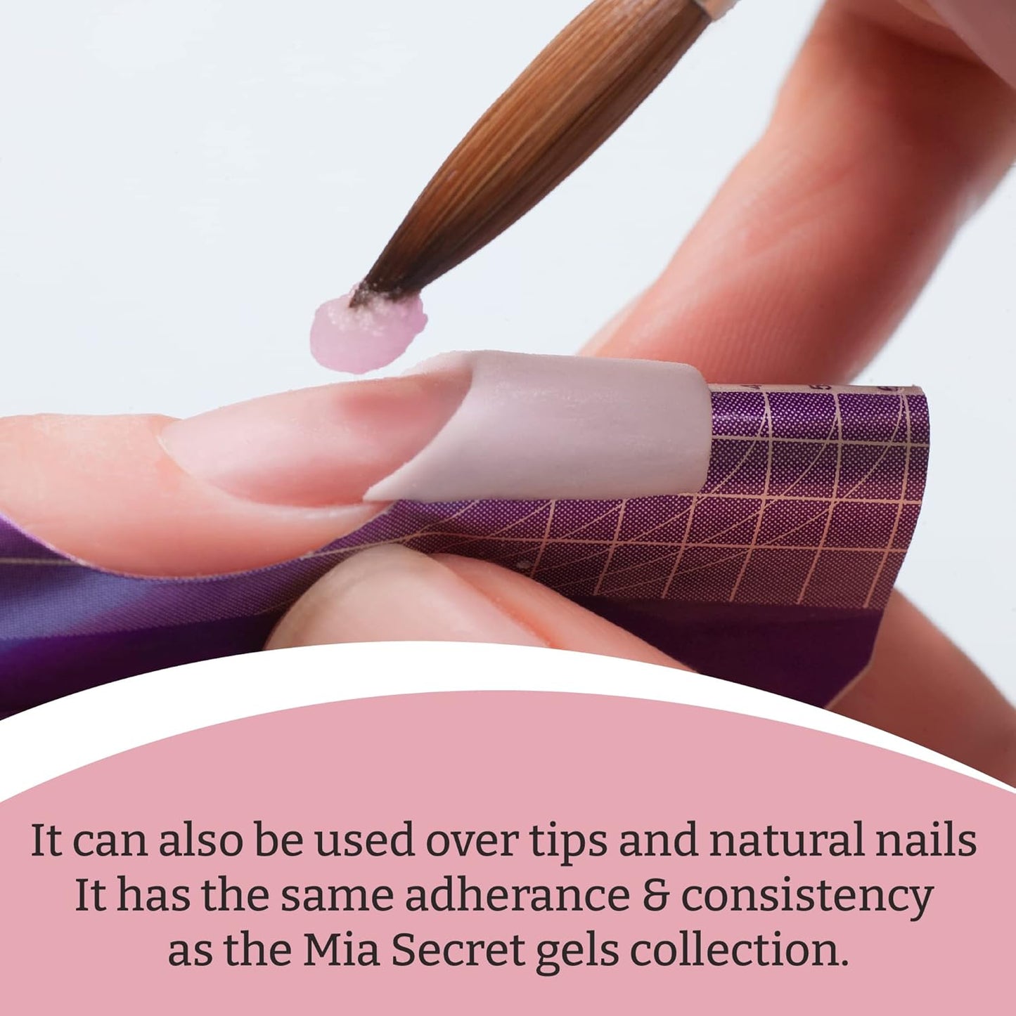 💅✨ Mia Secret® BIO BUILDER GEL Frosted Pink 0.5 oz (15 ml) (BG-73) — Gel Constructor Profesional para Extensiones y Escultura de Uñas ✨💅