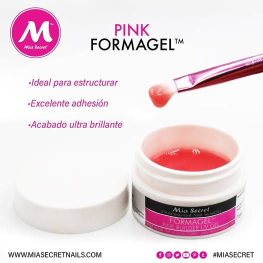 💅✨ Mia Secret® Formagel Pink Builder UV-LED Gel 0.5 oz (15 ml) (BG-P05) — Gel Constructor Profesional Rosado para Extensiones y Escultura de Uñas ✨💅uctor Profesional para Extensiones y Escultura de Uñas ✨💅 (Copy)