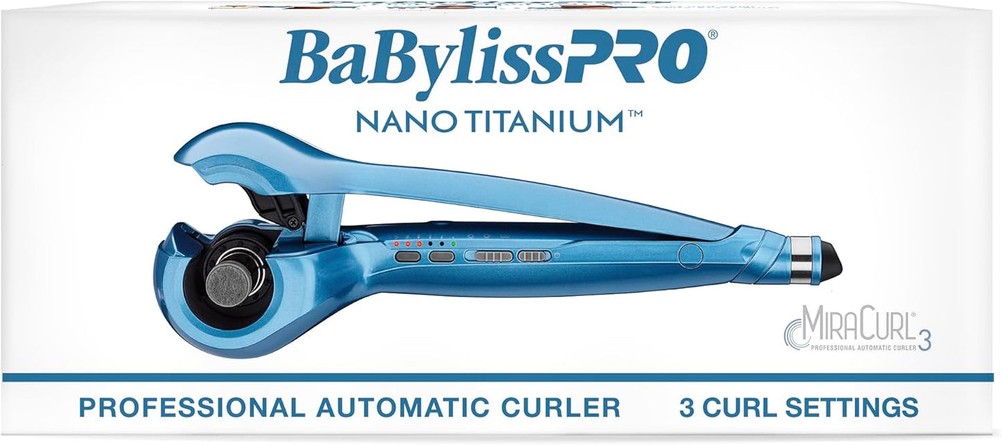 ✨ RIZADOR AUTOMÁTICO BABYLISSPRO NANO TITANIUM MIRA CURL 3 BNTMC3UC