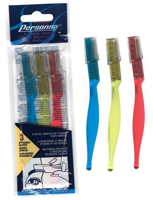 PERSONNA Eyebrow Shapers BP0250 – Perfiladores Desechables para Cejas 3-Pack