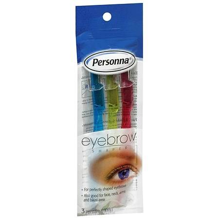 PERSONNA Eyebrow Shapers BP0250 – Perfiladores Desechables para Cejas 3-Pack