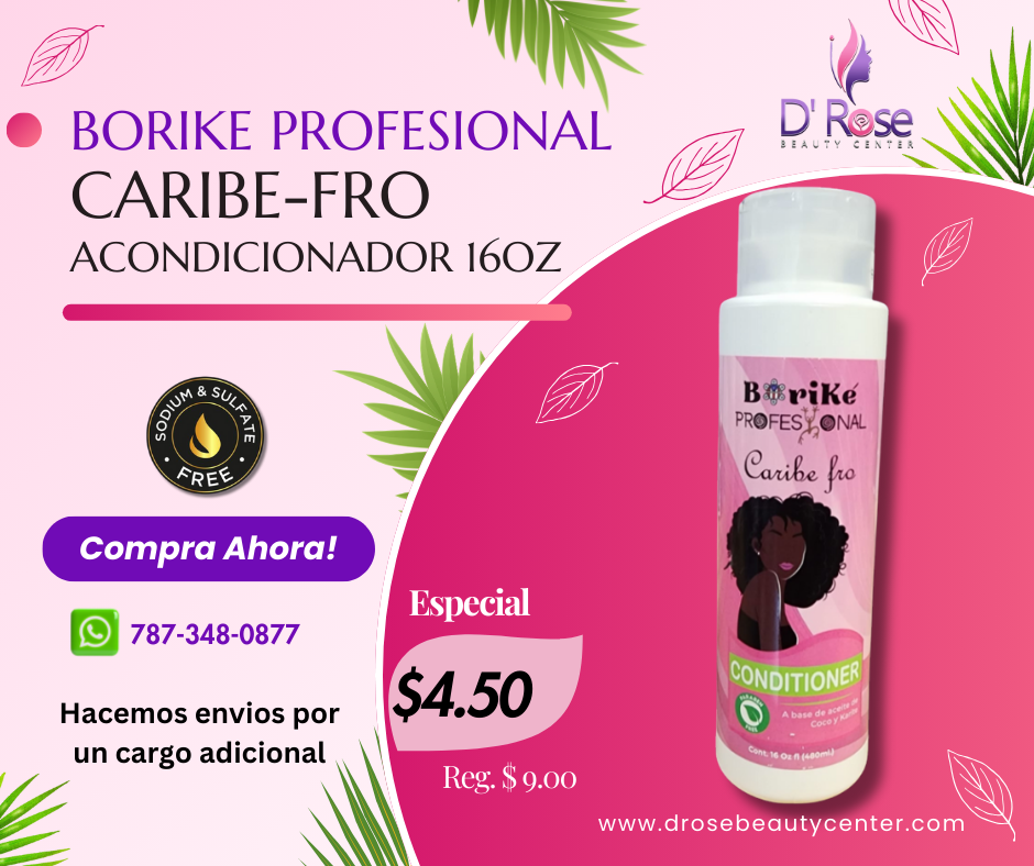 BORIKE PROFESIONAL CARIBE FRO ACONDICIONADOR 16OZ BPCFA16
