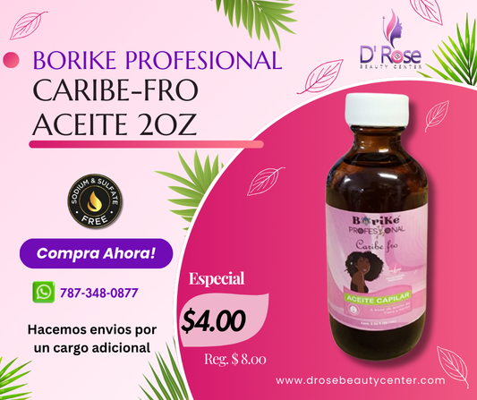 BORIKE PROFESIONAL CARIBE FRO ACEITE CAPILAR 2OZ BPCFA2