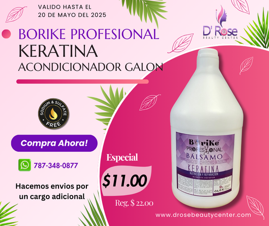 BORIKE PROFESIONAL PRO KERATIN ACONDICIONADOR GALON BPPKAG