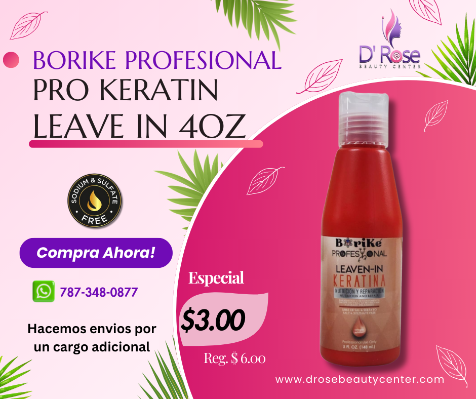 BORIKE PROFESIONAL KERATIN LEAVE IN 5OZ BPKLI5