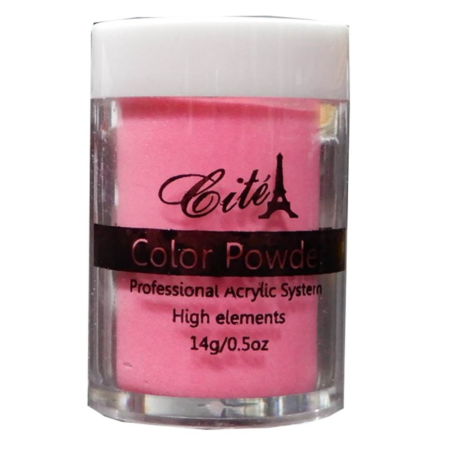 Cité Color Powder CAC0116 – Polvo Acrílico Rosa Pastel 14 g / 0.5 oz