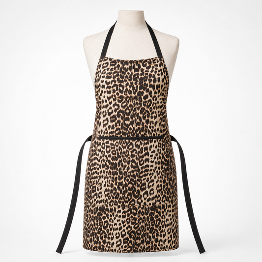 Cite of Paris Delantal Profesional Leopardo CC006