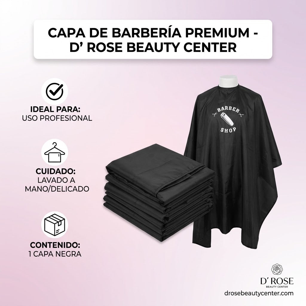 Capa de Corte Profesional Cite of Paris Barber Shop CC011