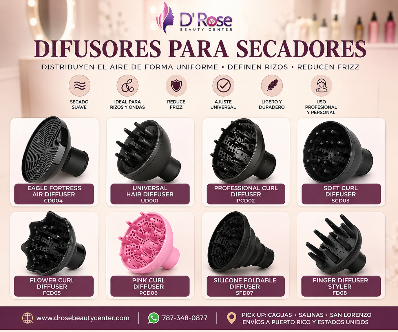 Eagle Fortress Air Diffuser CD004 para Secador Profesional