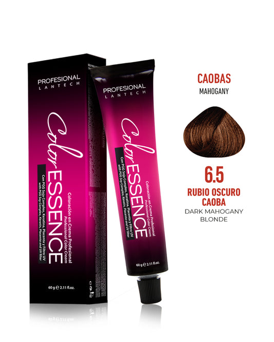 LANOSTERIN PROFESIONAL TINTE COLOR ESSENCE #6.5 RUBIO OSCURO CAOBA 2.11 OZ CEN165