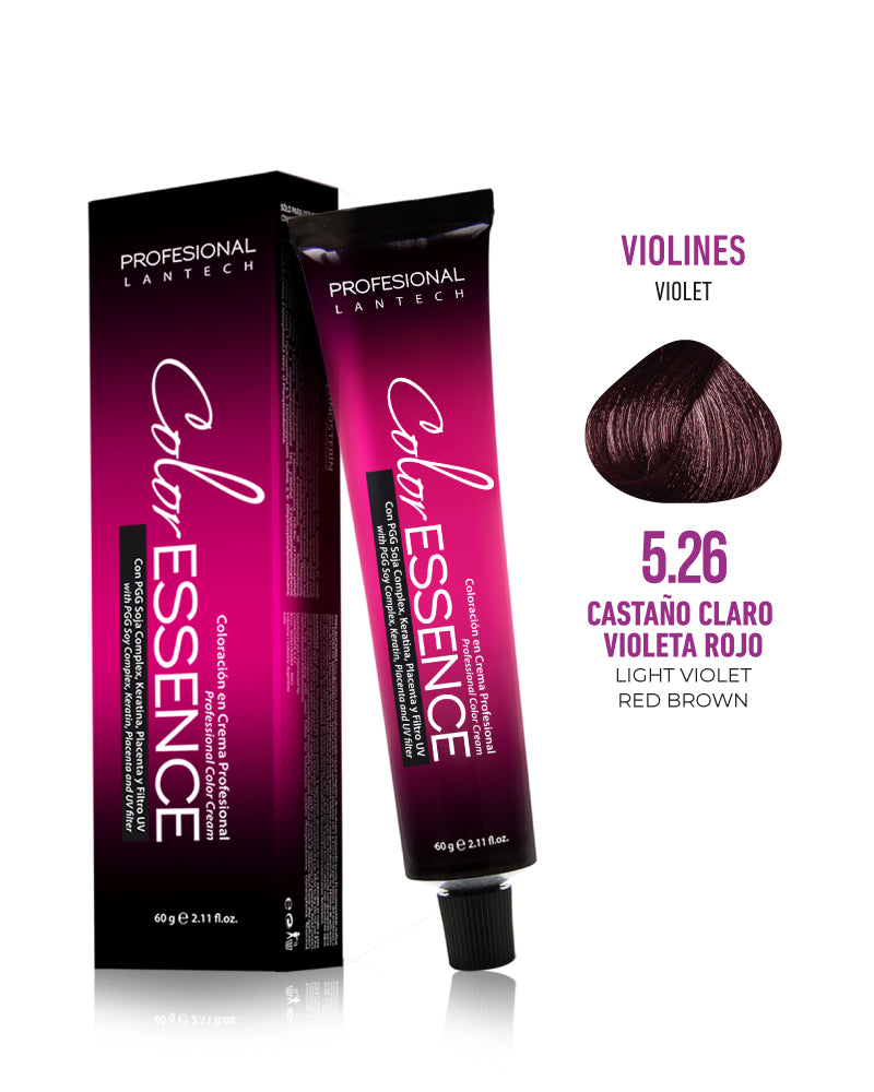 LANOSTERIN COLOR ESSENCE #5/26 CASTAÑO CLARO VIOLETA ROJO (2.11 OZ)