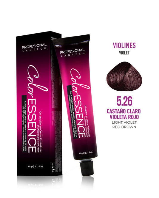 LANOSTERIN COLOR ESSENCE #5/26 CASTAÑO CLARO VIOLETA ROJO (2.11 OZ)