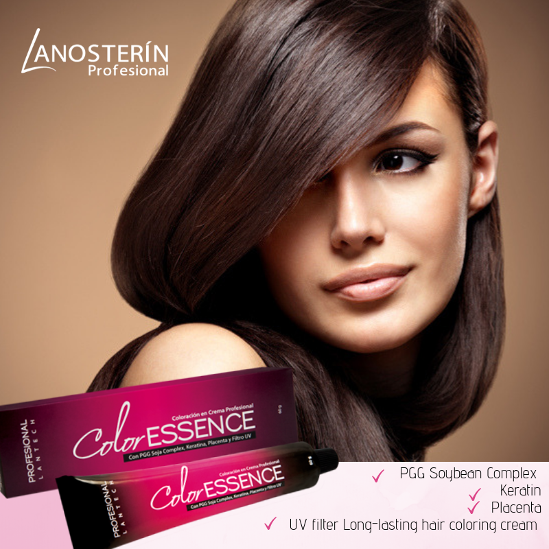 LANOSTERIN PROFESIONAL TINTE COLOR ESSENCE #6.81 RUBIO OSCURO CHOCOLATE 2.11 OZ CEN1681