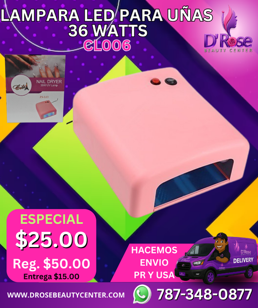 Lámpara LED para Uñas 36W – Modelo CL006