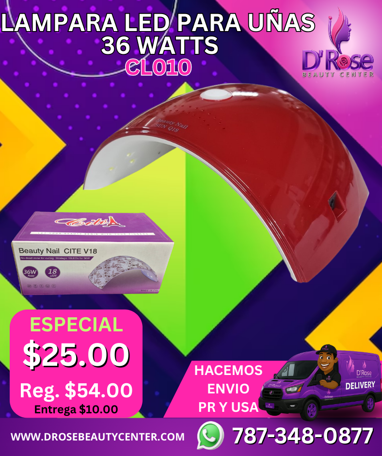 Lámpara LED para Uñas 36W – Modelo CL010
