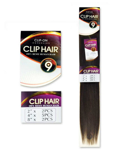 ✨ Extensiones Jazz Wave Clip-On 16” Color #33 – 9 Piezas | 100% Remy Human Hair ✨