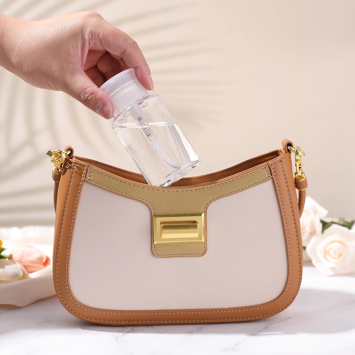Cité Pompa de Acetona con Tapa Plástica CP032 – Dispensador para Líquidos de Uñas y Belleza