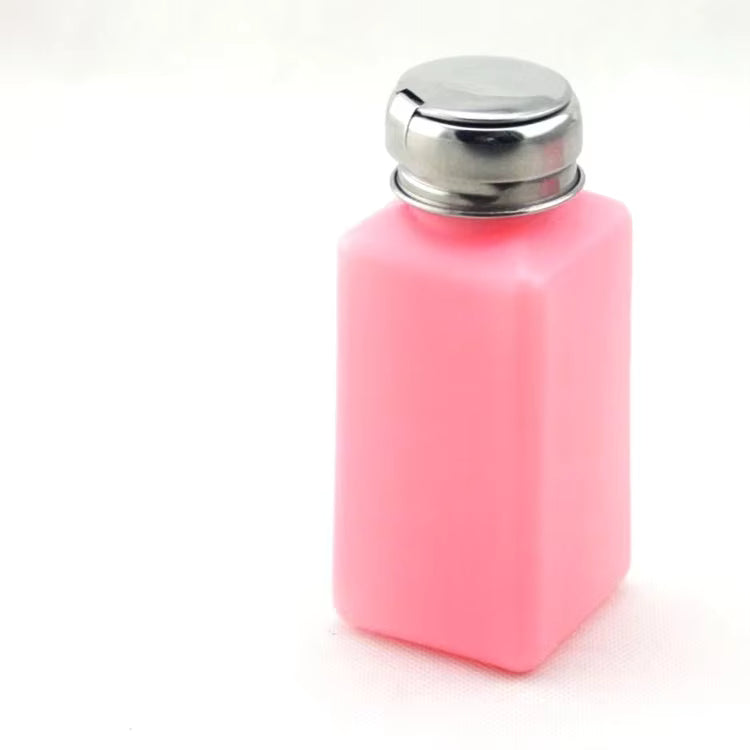 Cité Pompa de Acrílico con Tapa de Metal 200ml CP033 – Dispensador para Alcohol, Removedor y Líquidos de Salón