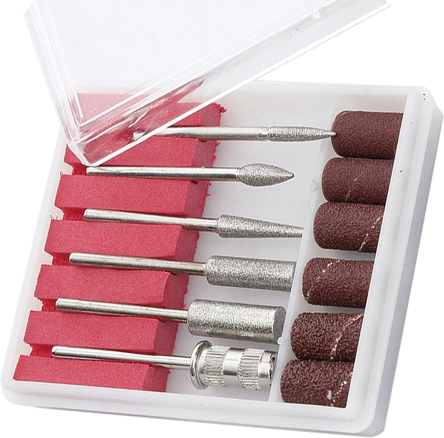 Cité Kit de Puntas y Mandril para Máquina de Uñas 12 Piezas CP042