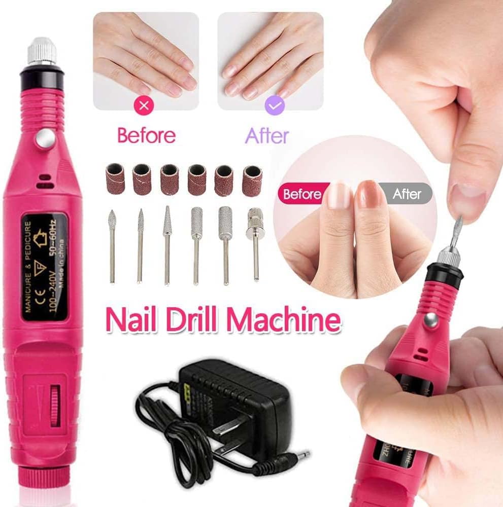 Cité Kit de Puntas y Mandril para Máquina de Uñas 12 Piezas CP042