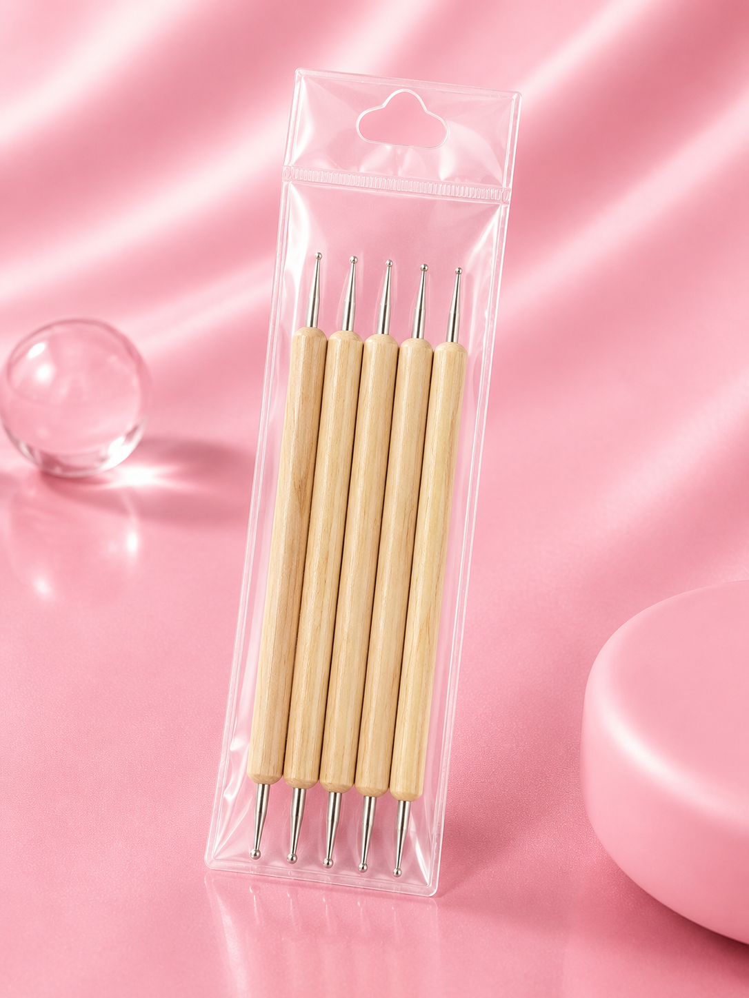 Cité Kit de Punteros Doble Punta para Nail Art 5 Piezas CP043