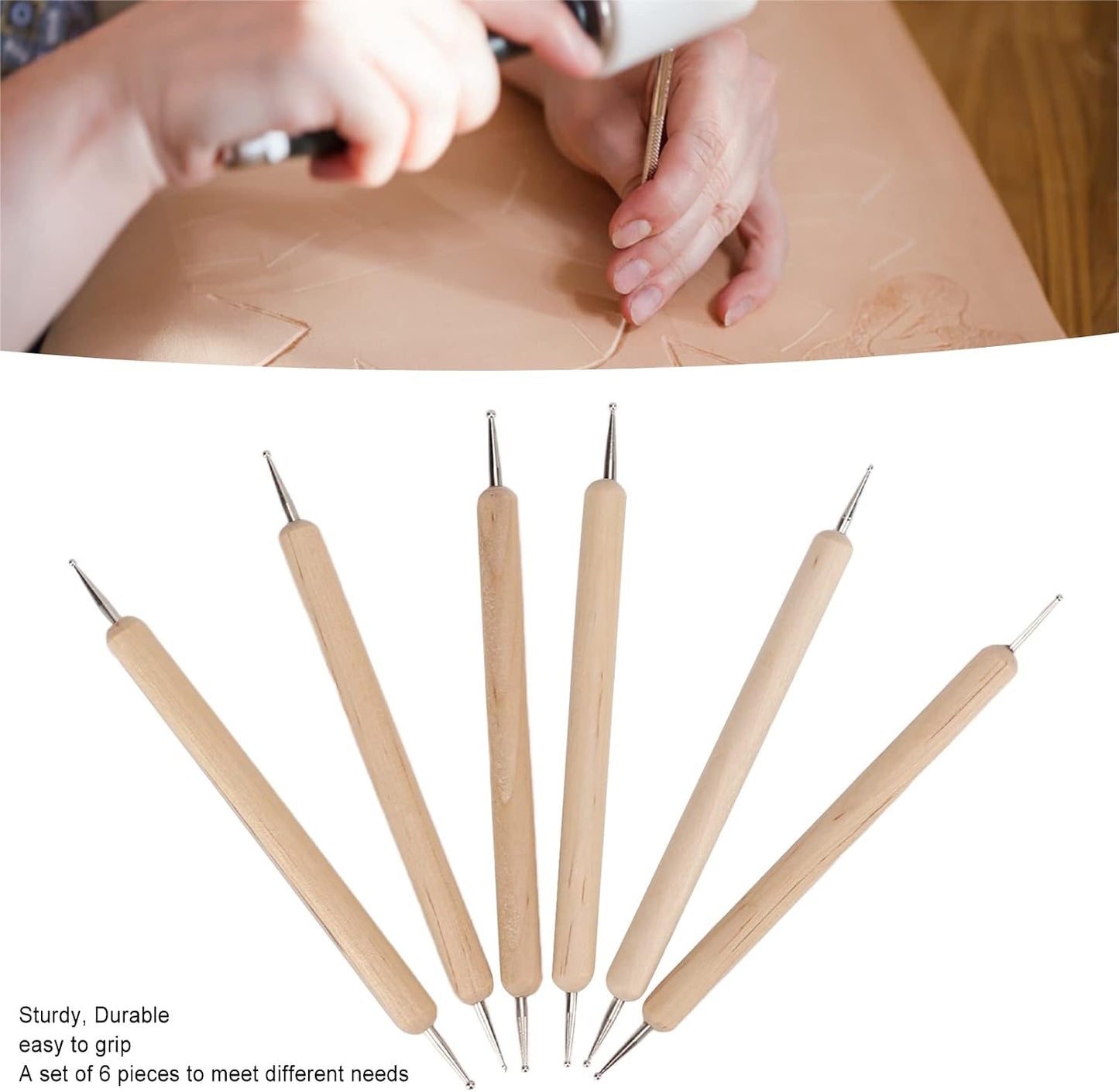 Cité Kit de Punteros Doble Punta para Nail Art 5 Piezas CP043