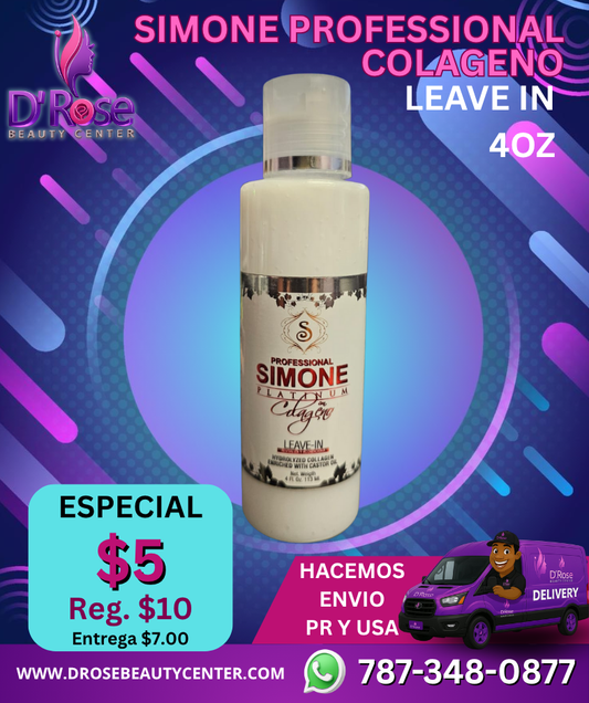 💜 SIMONE PROFESSIONAL COLÁGENO LEAVE IN 4OZ
