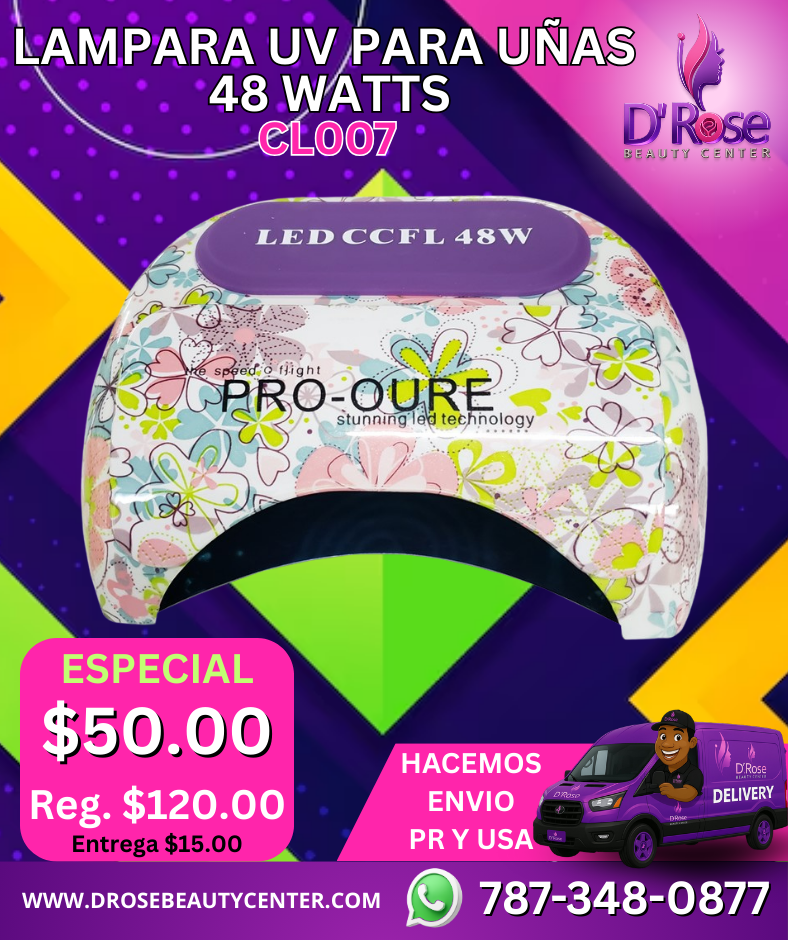 Lámpara UV para Uñas 48W – Modelo CL007
