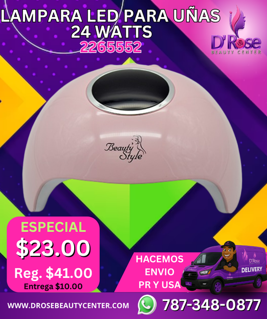 Lámpara LED UV para Uñas 24W – Beauty Style (2265552)