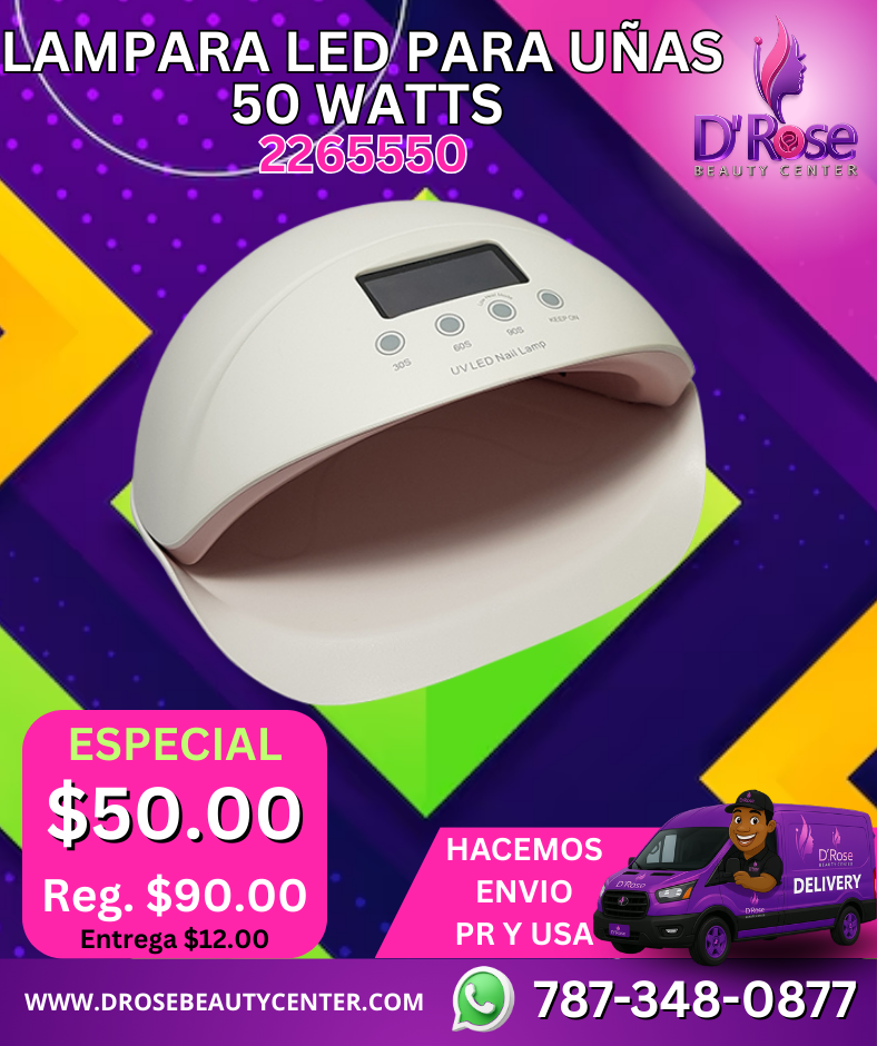 Lámpara LED UV para Uñas 50W – Beauty Style (2265550)