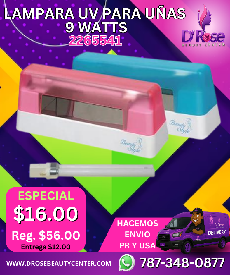 Lámpara UV para Uñas Beauty Style 9W – Modelo 2265541