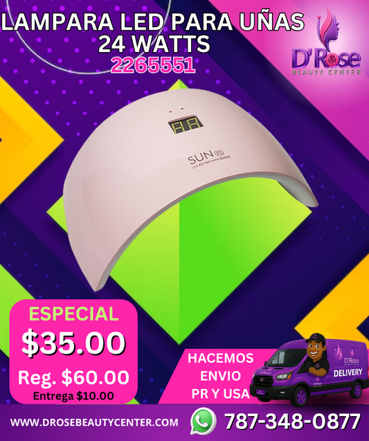 Lámpara LED para Uñas Beauty Style 24W – Modelo 2265551