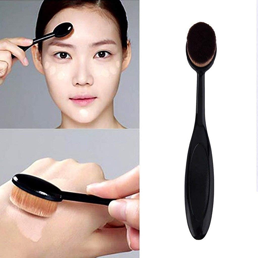Diane Oval Makeup Brush D0035 – Brocha Ovalada para Maquillaje, Base, Difuminado y Contorno