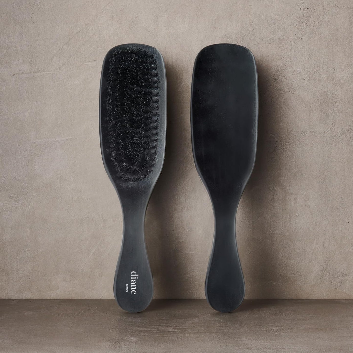 Diane Men 100% Boar Wave Brush Soft D1005 – Cepillo Curvo de Cerdas de Jabalí para Waves