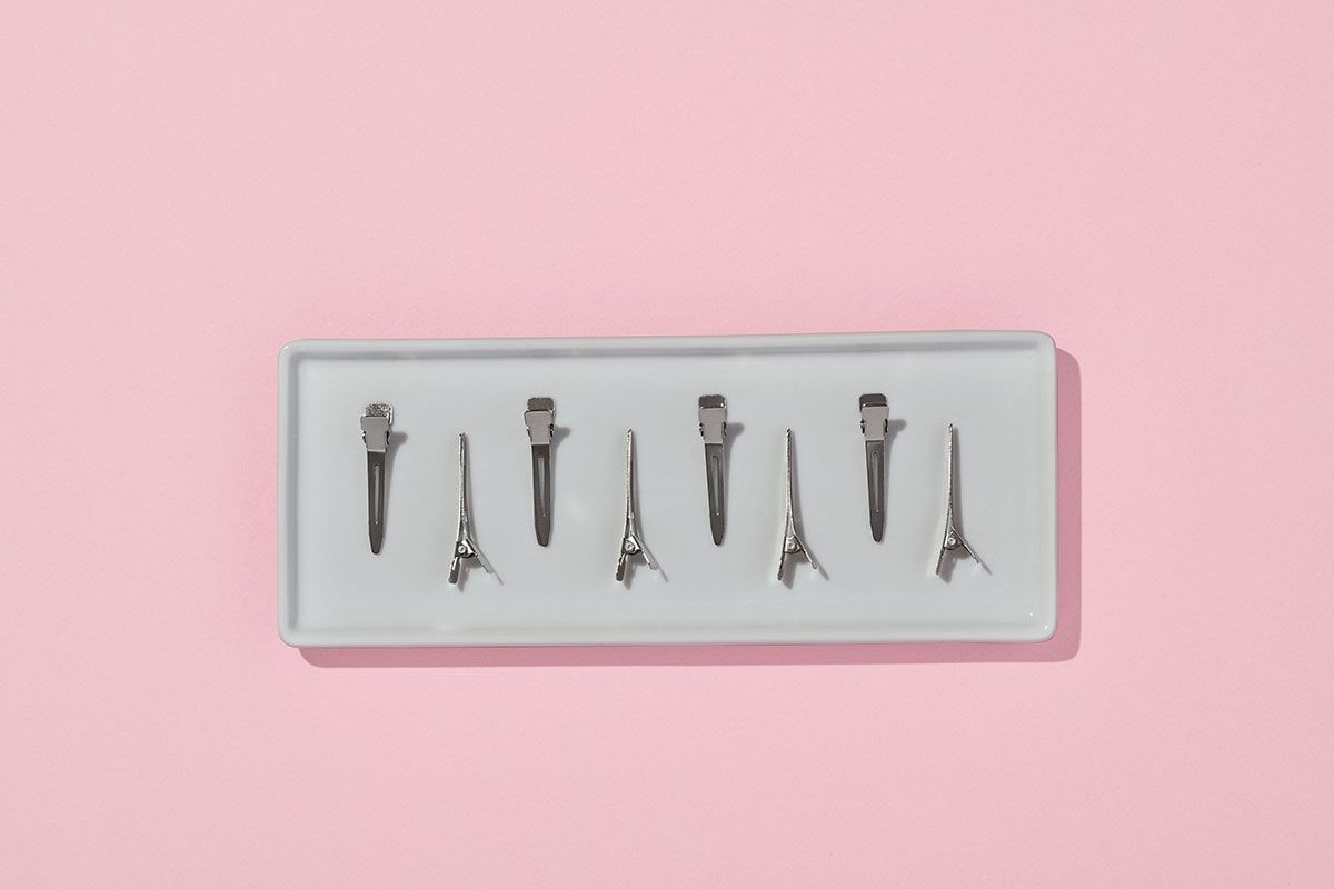 Diane 80-Pack 1¾” Single Prong Clips D15 – Clips Metálicos Profesionales para Rulos, Pin Curls y Secciones de Cabello