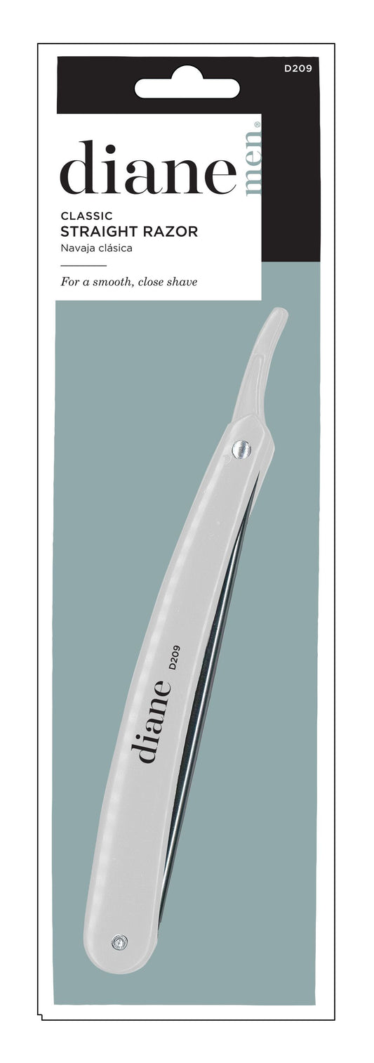 Diane Men Classic Straight Razor D209 Navaja Clásica de Afeitar Blanca