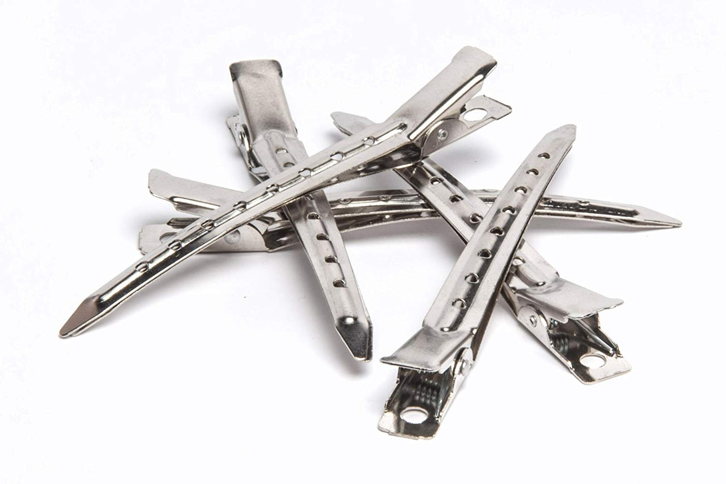 Diane 12-Pack 3½” Duck Bill Clips D210C – Clips Profesionales para Seccionar y Sujetar el Cabello