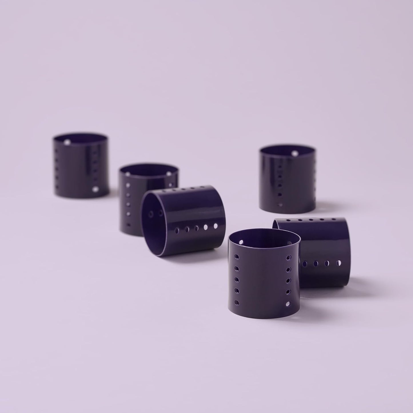 DIANE 6-Pack Magnetic Rollers 3” D2725 – Rulos Magnéticos para Volumen, Rizos Suaves y Secado Rápido