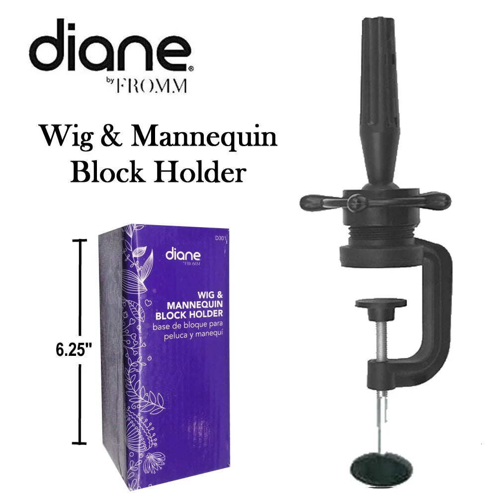 ✨ Diane Wig & Mannequin Block Holder D301 – Base Ajustable para Pelucas, Mannequin Head y Bloques de Práctica