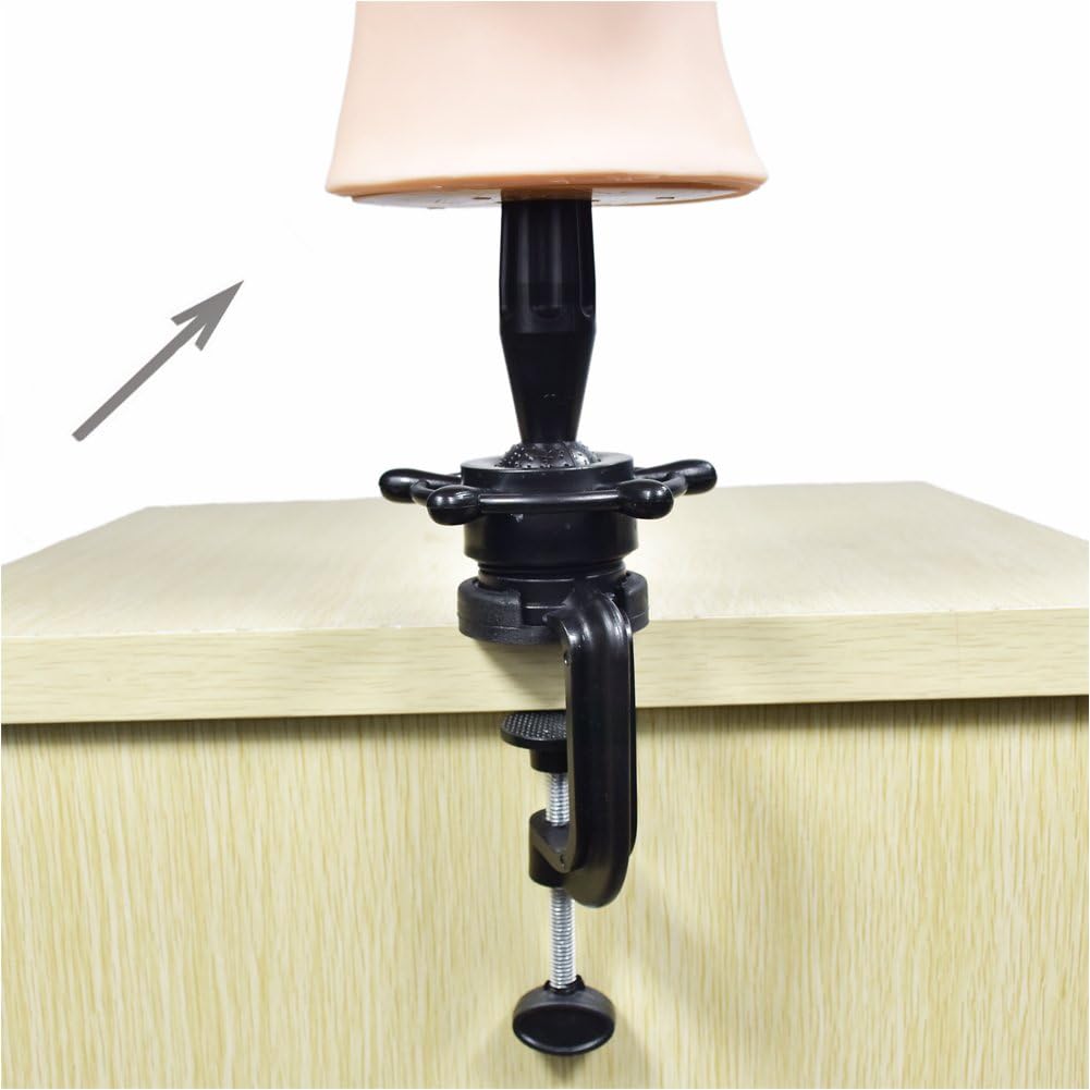 ✨ Diane Wig & Mannequin Block Holder D301 – Base Ajustable para Pelucas, Mannequin Head y Bloques de Práctica