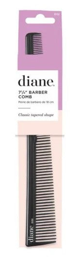 Diane Barber Comb 7¼” D32 Peine Profesional de Barbero