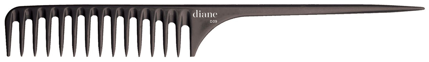 Diane Wide Tooth Rat Tail Comb 11 ½” D39
