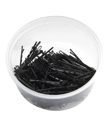 DIANE 2" Bobby Pins Black 300pz D452 – Pasadores Negros Profesionales para Peinados y Fijación