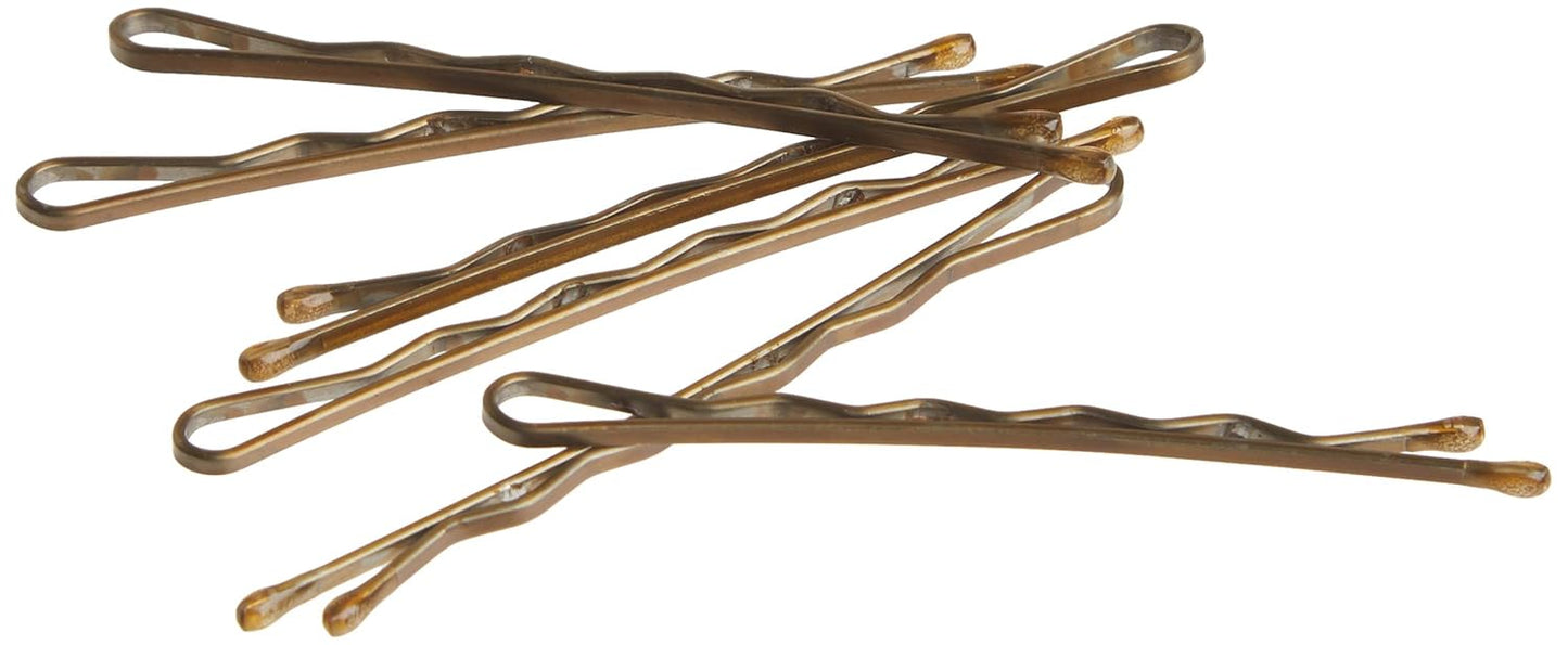 DIANE 300-Pack Bob Pins 2" Bronze D453 – Pasadores Profesionales Color Bronze