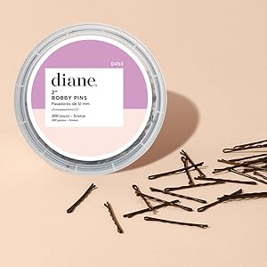 DIANE 300-Pack Bob Pins 2" Bronze D453 – Pasadores Profesionales Color Bronze