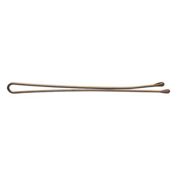 DIANE 40-Pack Large Bobby Pins Bronze 2½” D459 – Pasadores Grandes para Peinados, Rulos y Sujeción Profesional