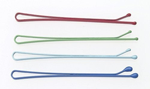 DIANE 40-Pack Jumbo Bob Pins Colored 2½” D460 – Pasadores Grandes de Colores para Peinados y Styling